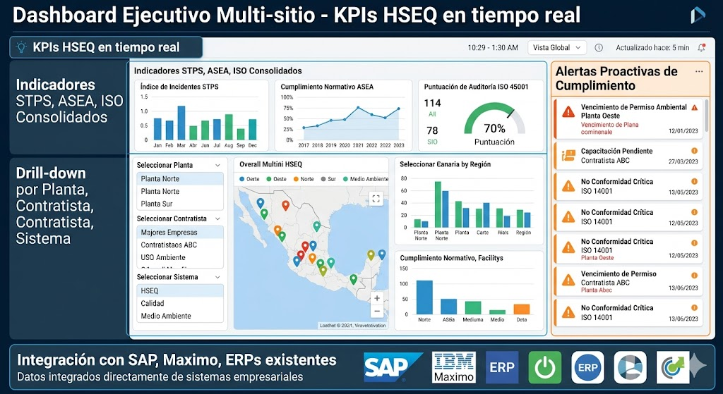 Live Compliance Dashboard: Una Sola Pantalla, Toda la Operación